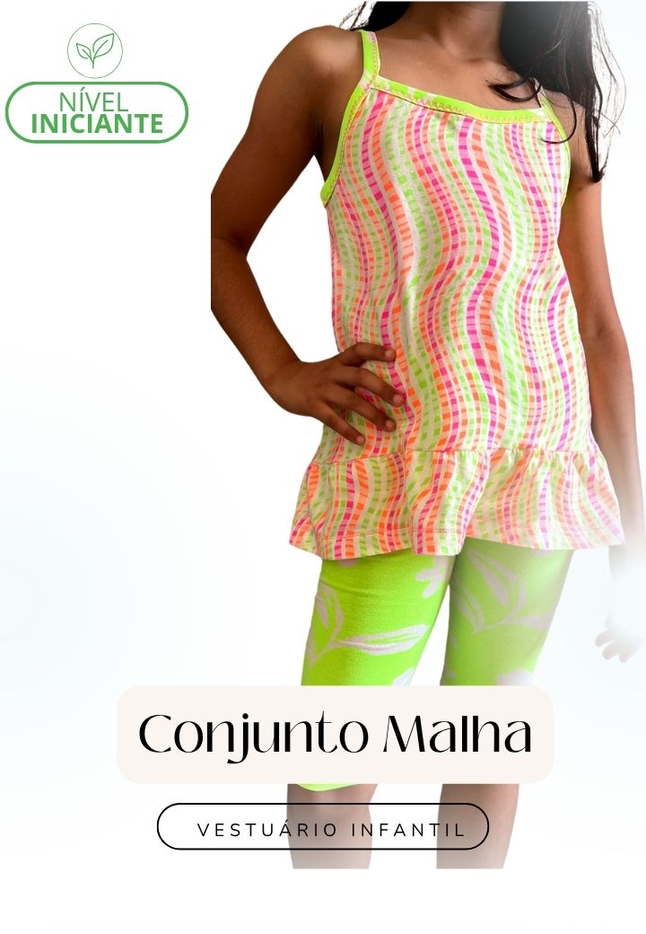 Conjunto de Malha Infantil finalizado