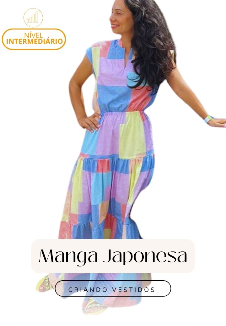 Vestido Manga Japonesa finalizado