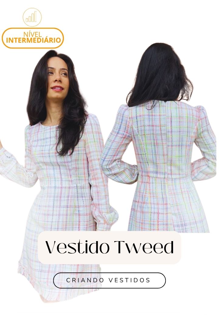 Vestido Tweed
