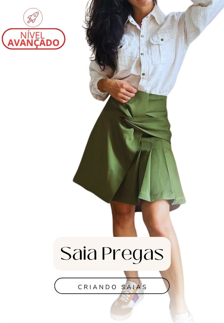 Saia de Pregas